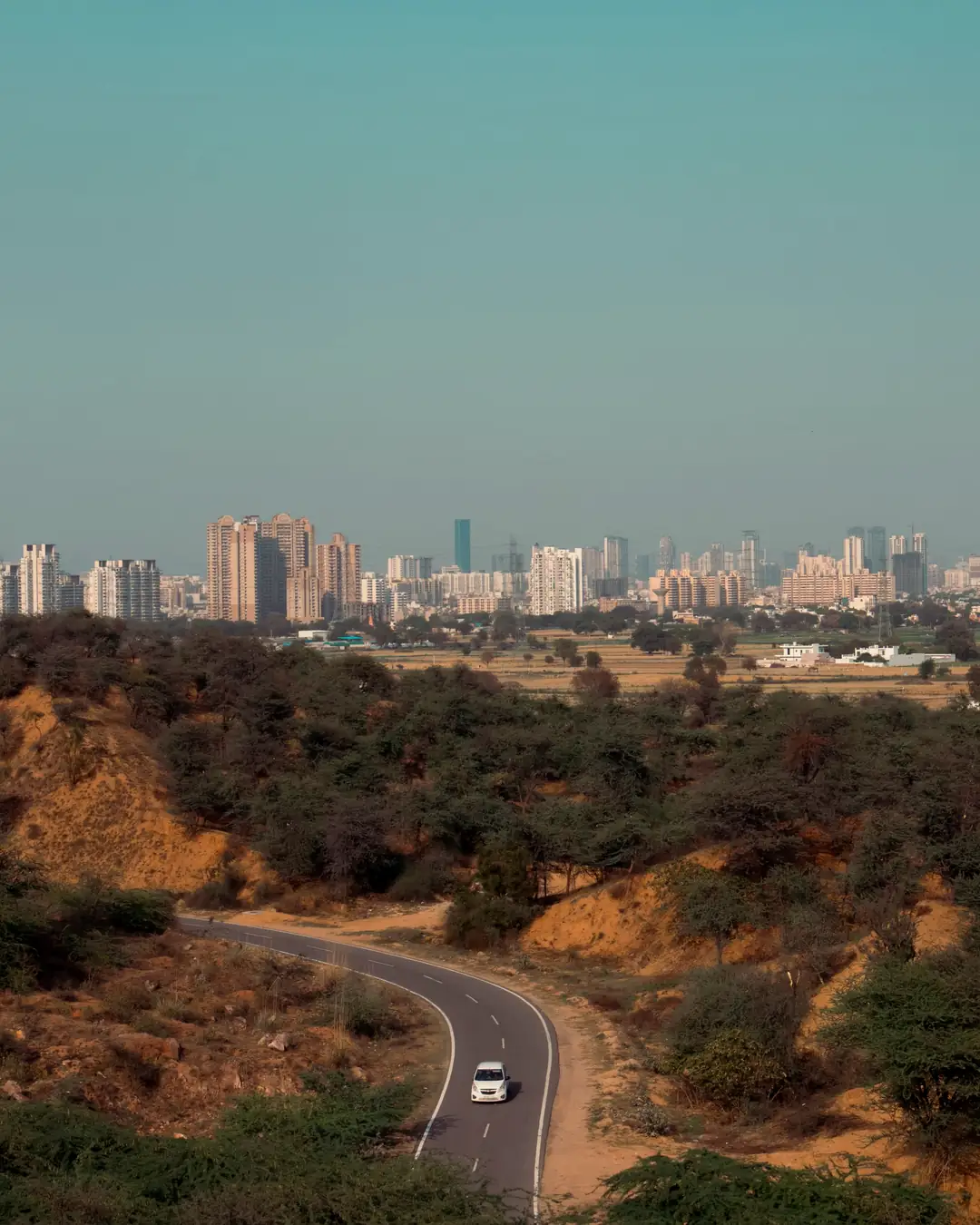 Gurugram skyline, Haryana (representative image)