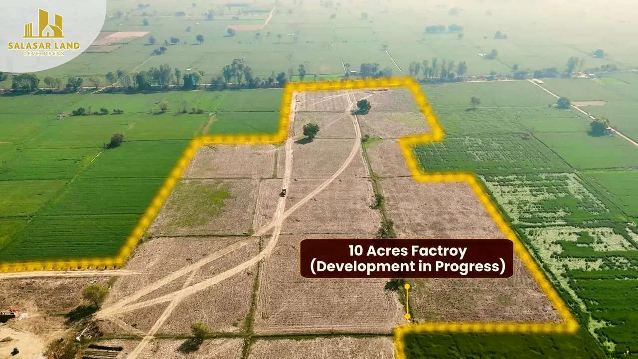 Nearby: 10-acre factory (development in progress)