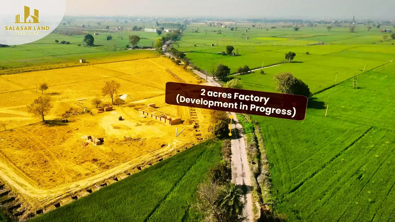 Nearby: 2-acre factory (development in progress)