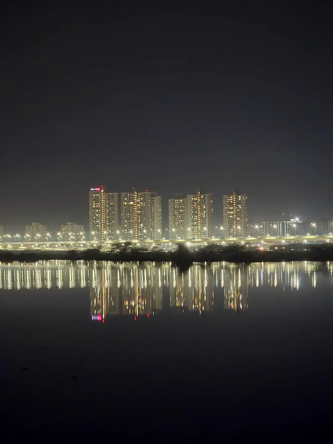 Gurugram skyline at night, Haryana (representative image)